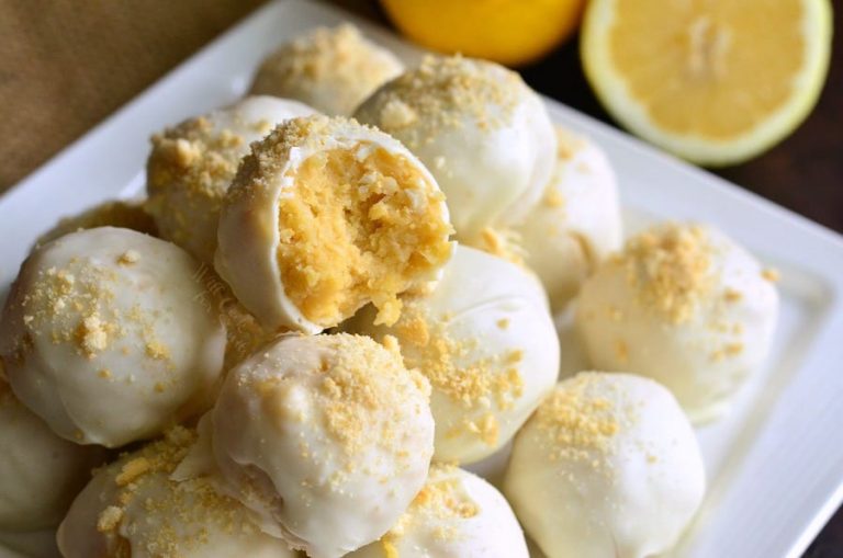 Lemon Oreo Coconut Cookie Truffles