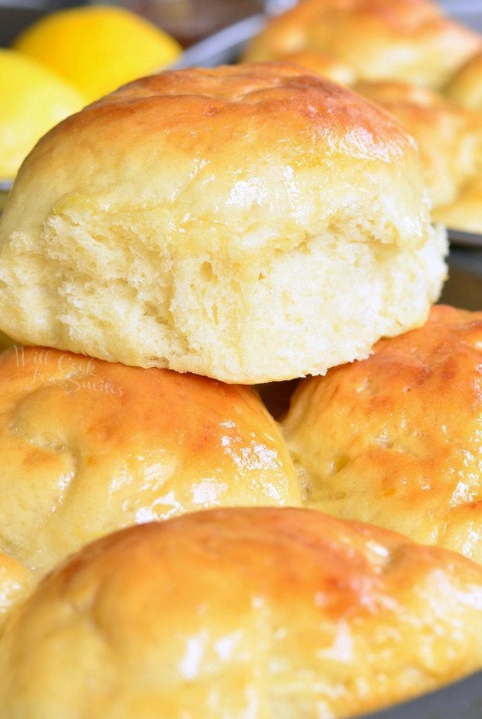 Lemon Honey Dinner Rolls Will Cook For Smiles