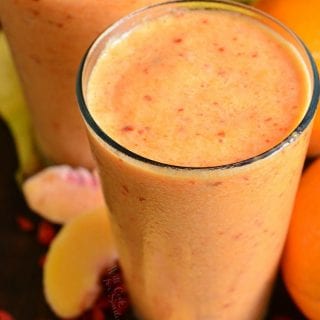 Creamy Peach and Goji Berry Smoothie - Will Cook For Smiles