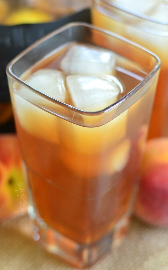 Grilled Lemon Peach Iced Tea - Will Cook For Smiles