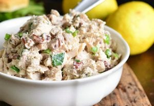 Lemon Pepper Rotisserie Chicken Salad - Will Cook For Smiles