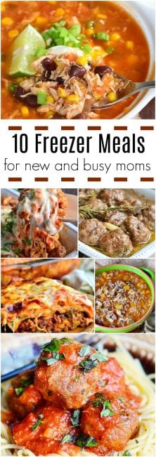 Freezer Meals for New Moms and Tips - Will Cook For Smiles