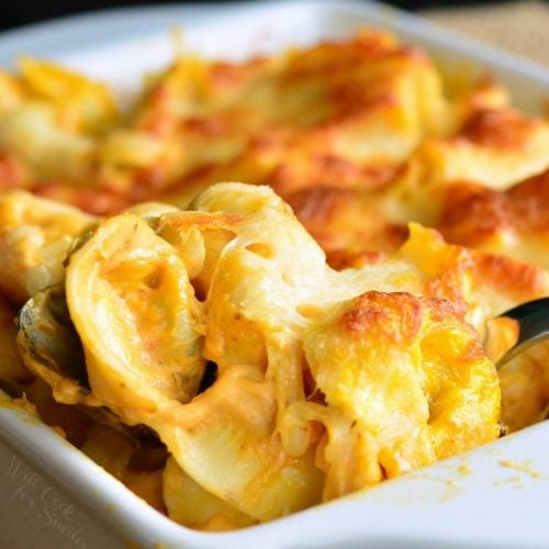 Spicy Three Cheese Pumpkin Tortellini Bake Will Cook For Smiles