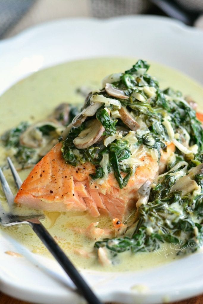 Salmon Florentine Recipe Healthy and Easy Salmon Dinner