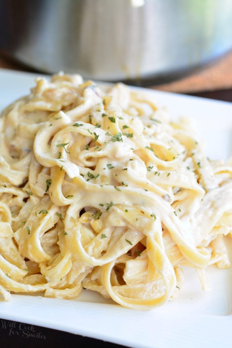 Roasted Garlic Asiago Fettuccine