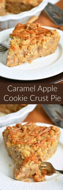 Caramel Apple Pie with Cookie Crust - Will Cook For Smiles