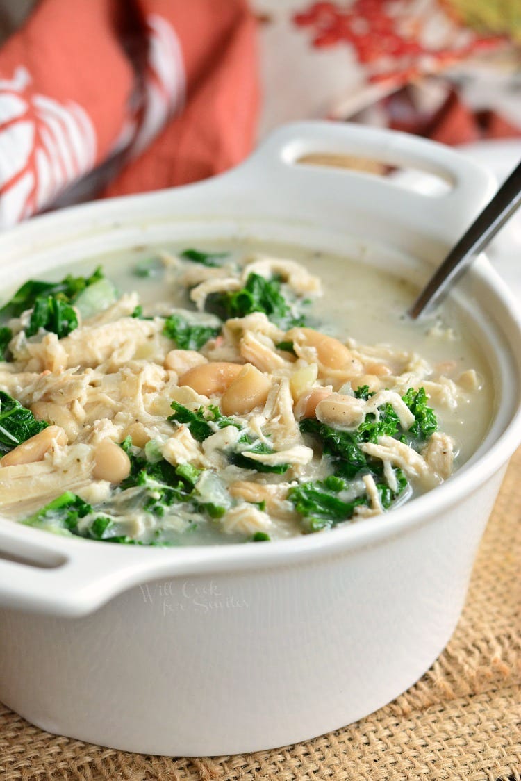 Creamy Chicken and Bean Soup