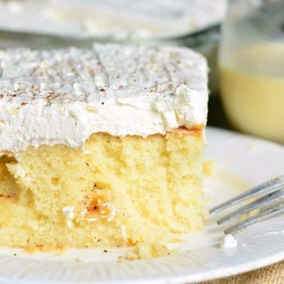 Eggnog Poke Cake - Will Cook For Smiles