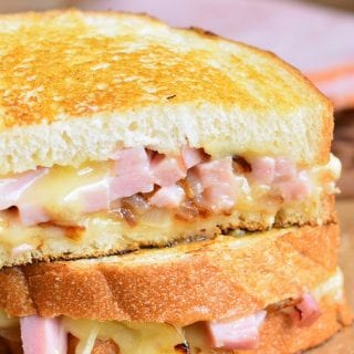 Ham and Brie Grilled Cheese Sandwich - Will Cook For Smiles