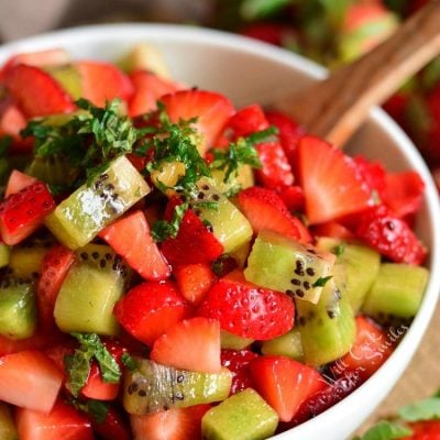 Strawberry Kiwi Fruit Salad - Will Cook For Smiles