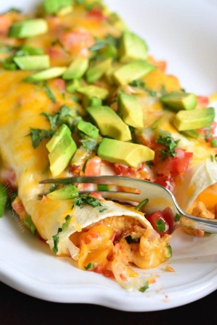 Western Omelet Breakfast Enchiladas - Will Cook For Smiles