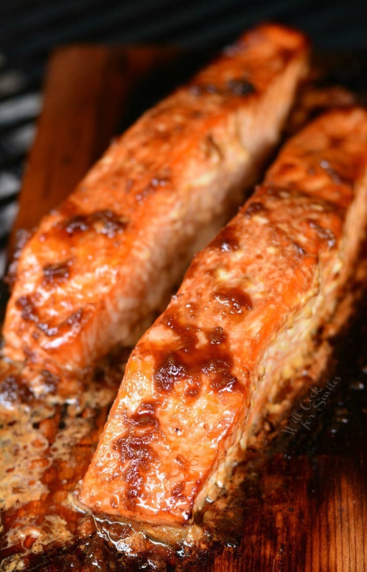 Honey Ginger Cedar Plank Salmon  Will Cook For Smiles