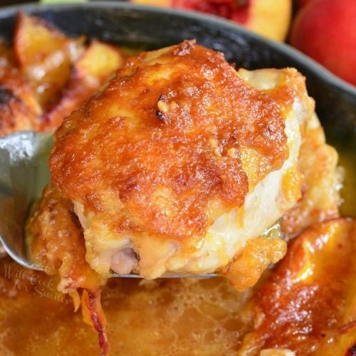 Ginger Peach Baked Chicken Thighs Easy And Flavorful Baked Chicken