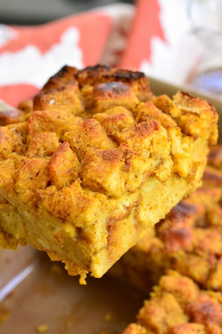 Brioche Pumpkin Bread Pudding