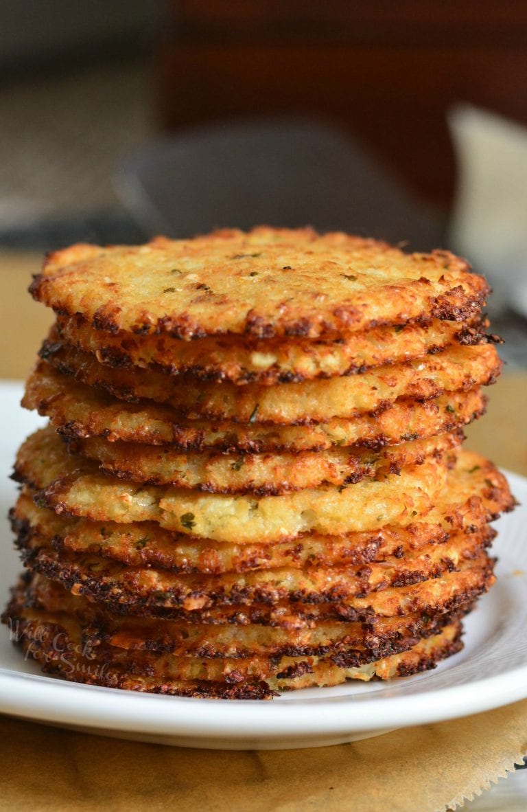 Cauliflower Parmesan Crisps