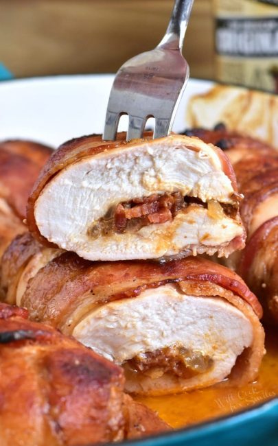 BBQ Bacon Stuffed Chicken Breast - Will Cook For Smiles