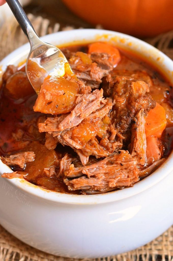 Crock Pot Roast with Pumpkin - Will Cook For Smiles