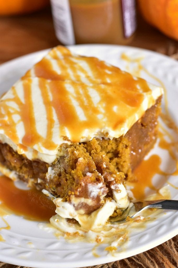 Salted Caramel Pumpkin Cake - Will Cook For Smiles