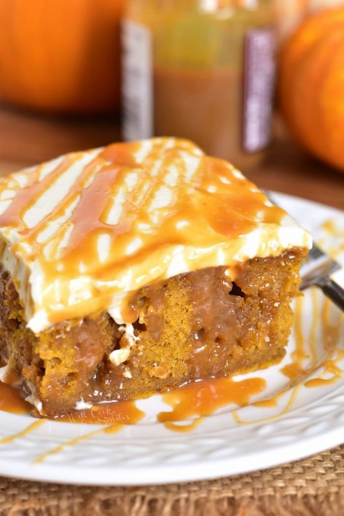 Salted Caramel Pumpkin Cake - Will Cook For Smiles