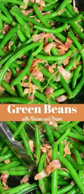 Green Beans with Bacon and Onions - Will Cook For Smiles