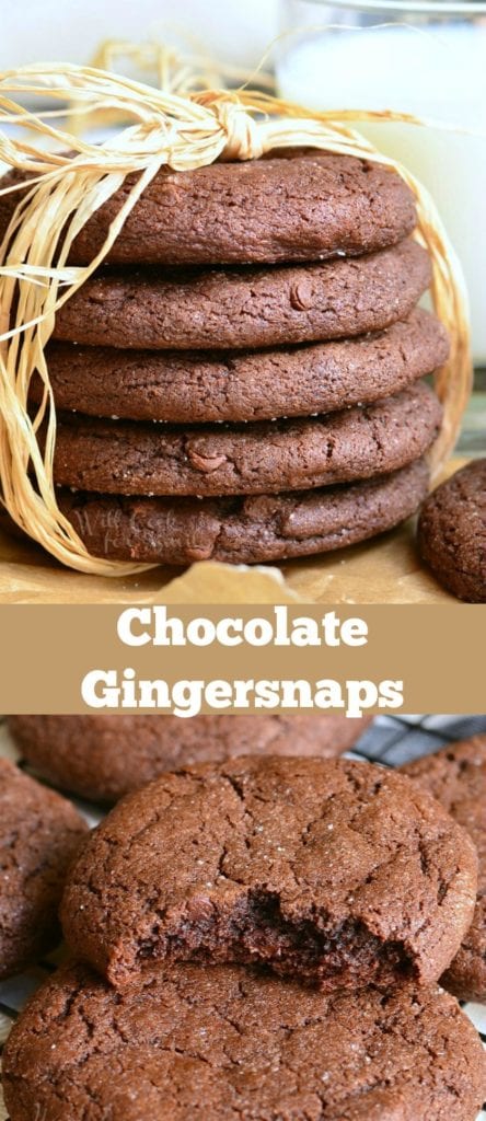 Chocolate Soft Gingersnaps - Will Cook For Smiles