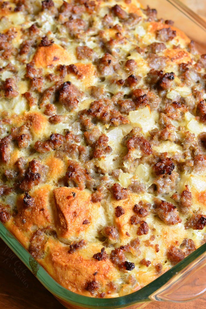 Sausage Breakfast Casserole - Easy To Make For Weekends and Holidays