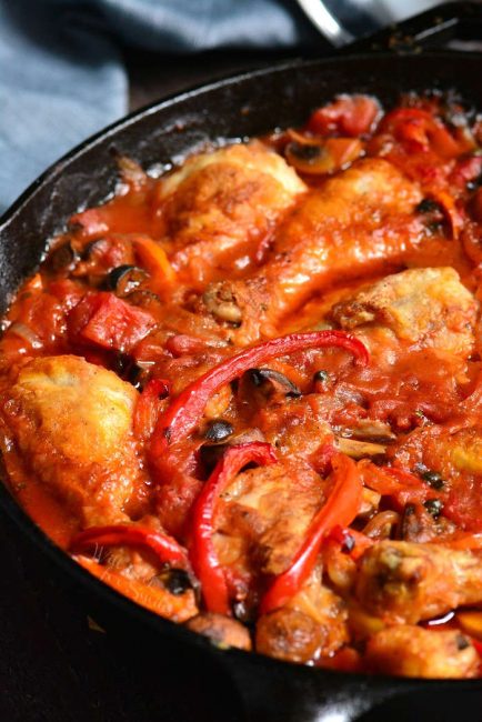 Chicken Cacciatore - A Classic Italian Dish So Vibrant and Full of Flavor