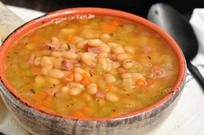 Instant Pot Ham and Bean Soup - Will Cook For Smiles