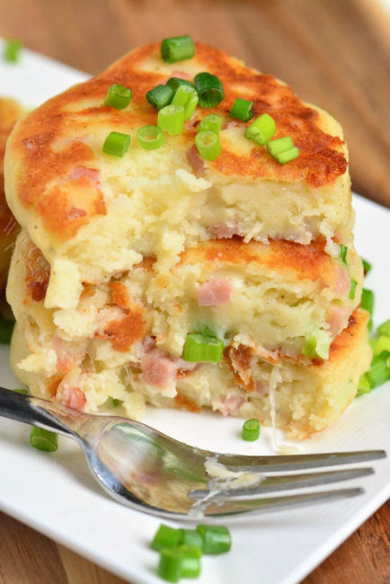 Ham And Cheese Mashed Potato Cakes Will Cook For Smiles 0606