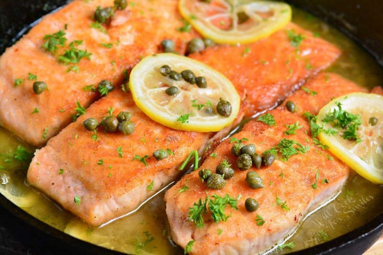 Salmon Piccata - Will Cook For Smiles