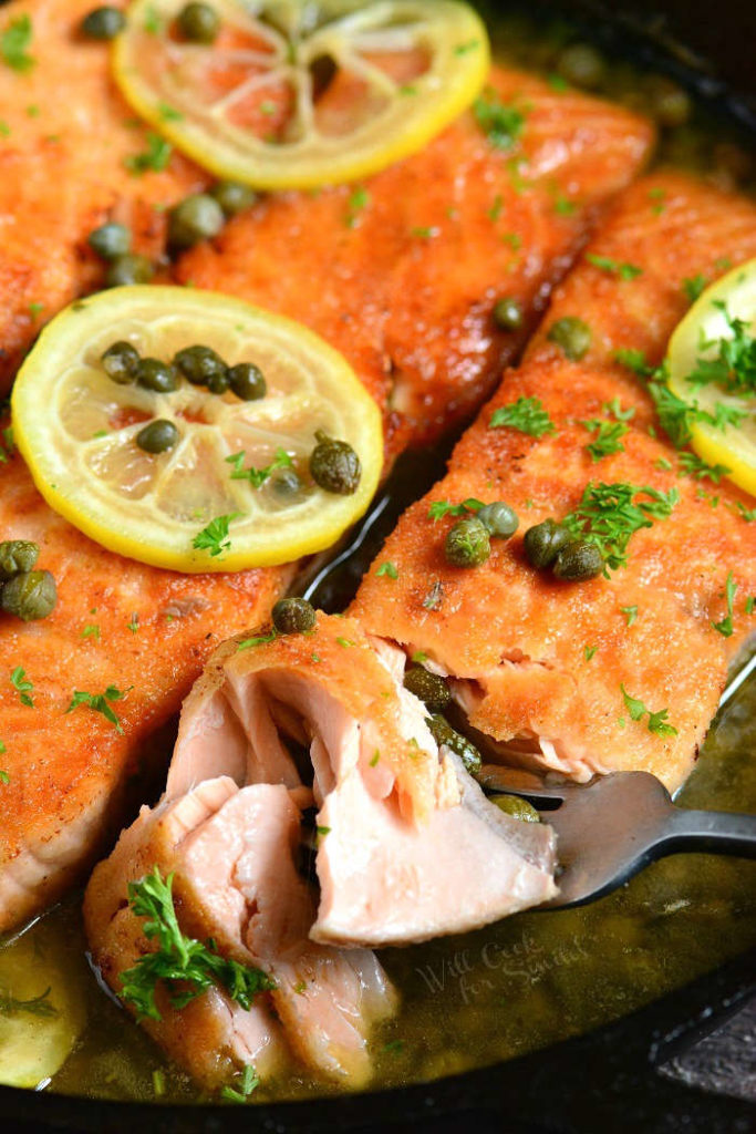 Salmon Piccata - Will Cook For Smiles