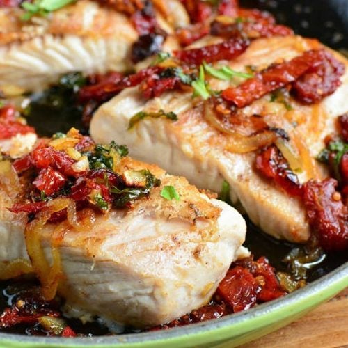 Tomato Basil Mahi Mahi Recipe - Will Cook For Smiles