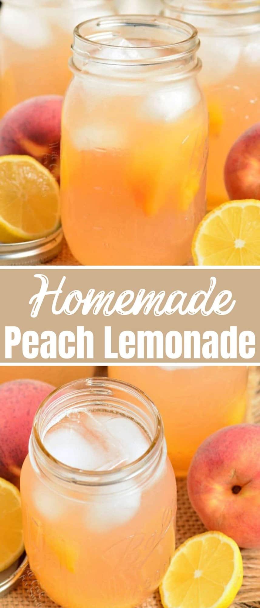 Peach Lemonade - Will Cook For Smiles