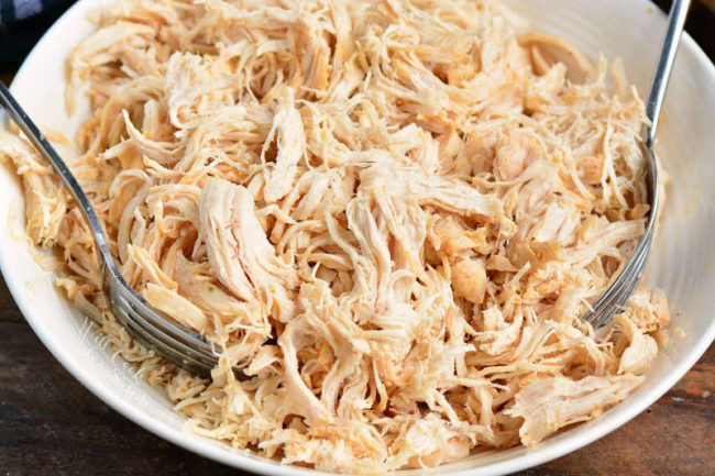 Instant Pot Buffalo Ranch Shredded Chicken - Will Cook For Smiles