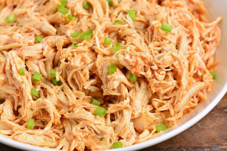 Instant Pot Buffalo Ranch Shredded Chicken