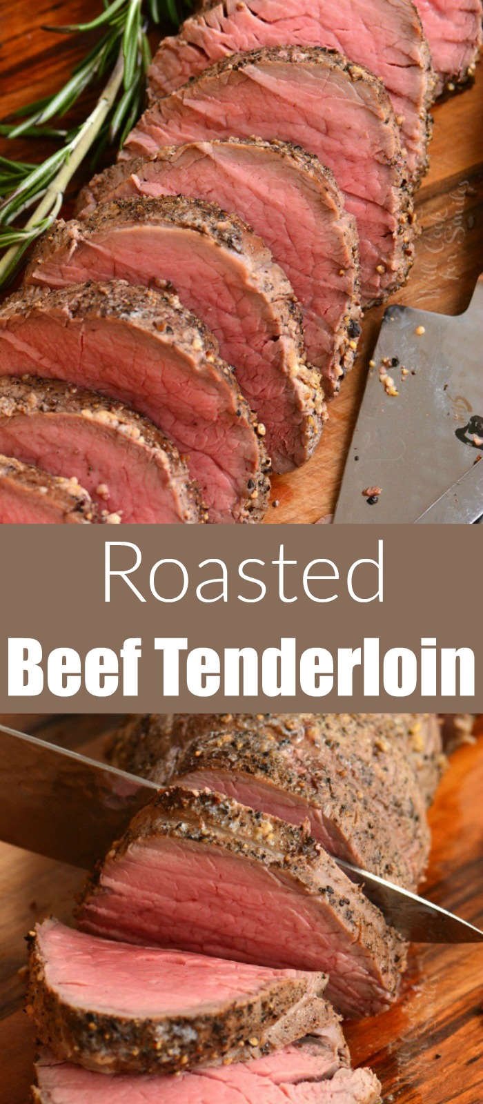beef tenderloin collage