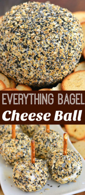 Everything Bagel Cheese Ball - Will Cook For Smiles