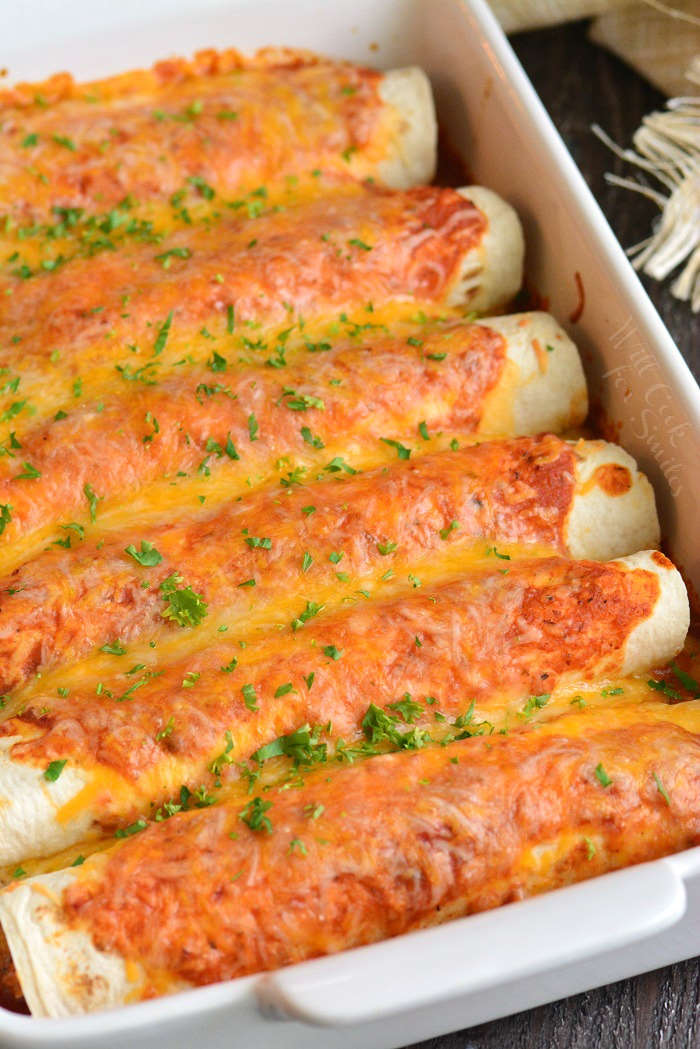 Chicken Enchiladas Will Cook For Smiles