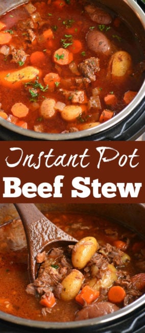 Instant Pot Beef Stew - Will Cook For Smiles