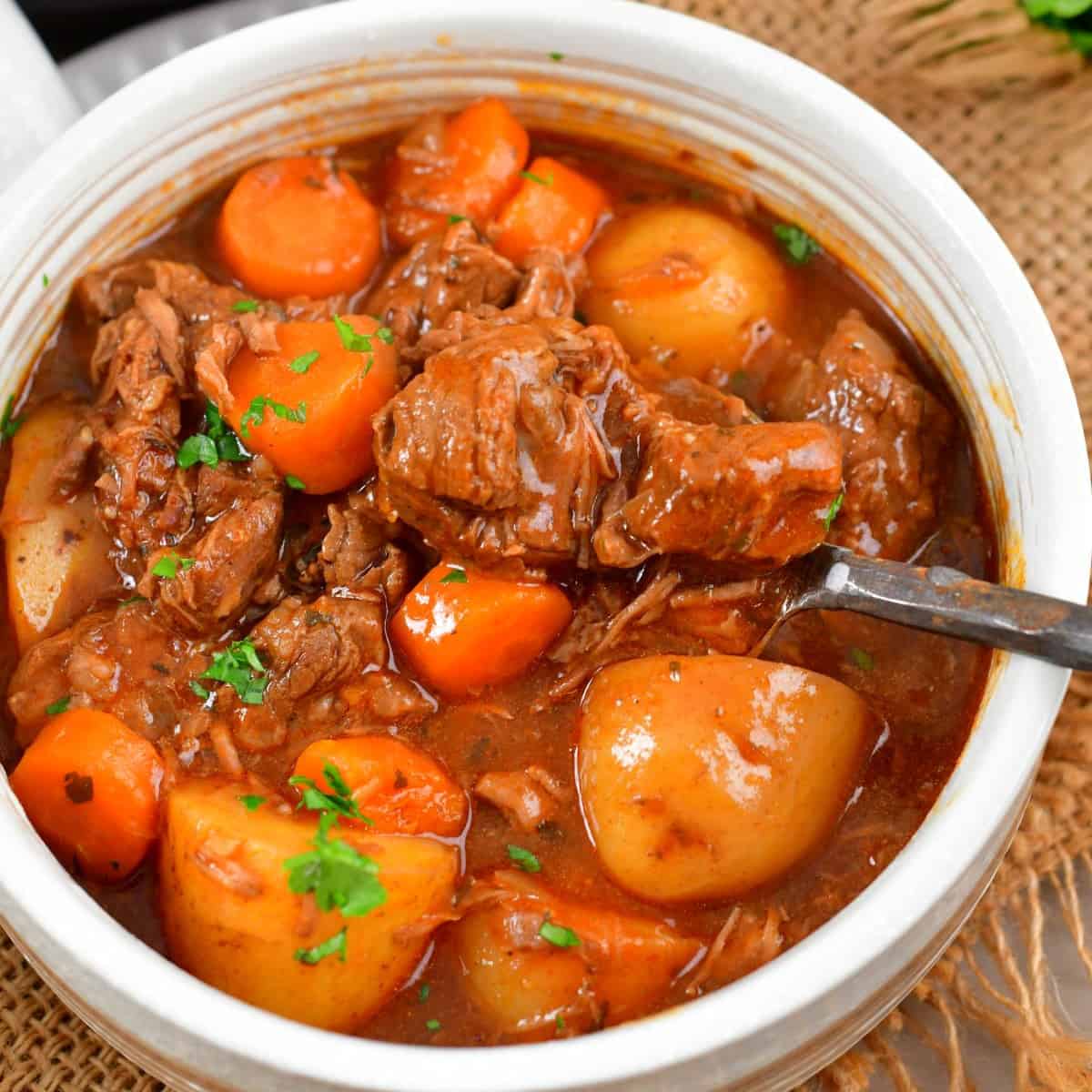 Instant pot beef discount stew with canned vegetables