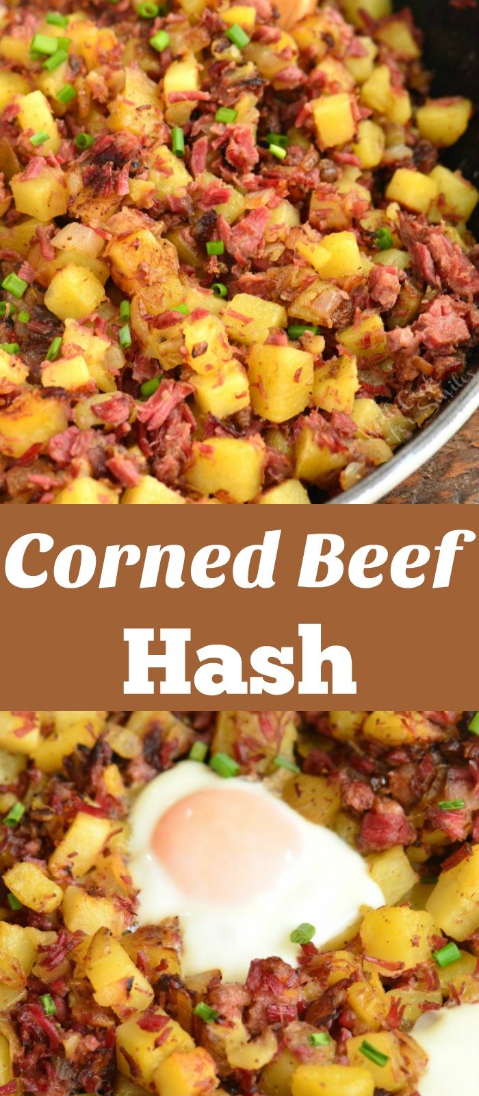 corned beef hash long collage