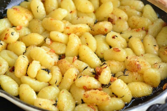 Easy Gnocchi With Butter Garlic and Parmesan - Will Cook For Smiles