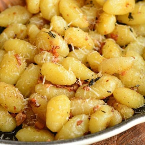 Easy Gnocchi With Butter Garlic And Parmesan Will Cook For Smiles