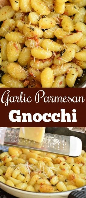 Easy Gnocchi With Butter Garlic And Parmesan Will Cook For Smiles