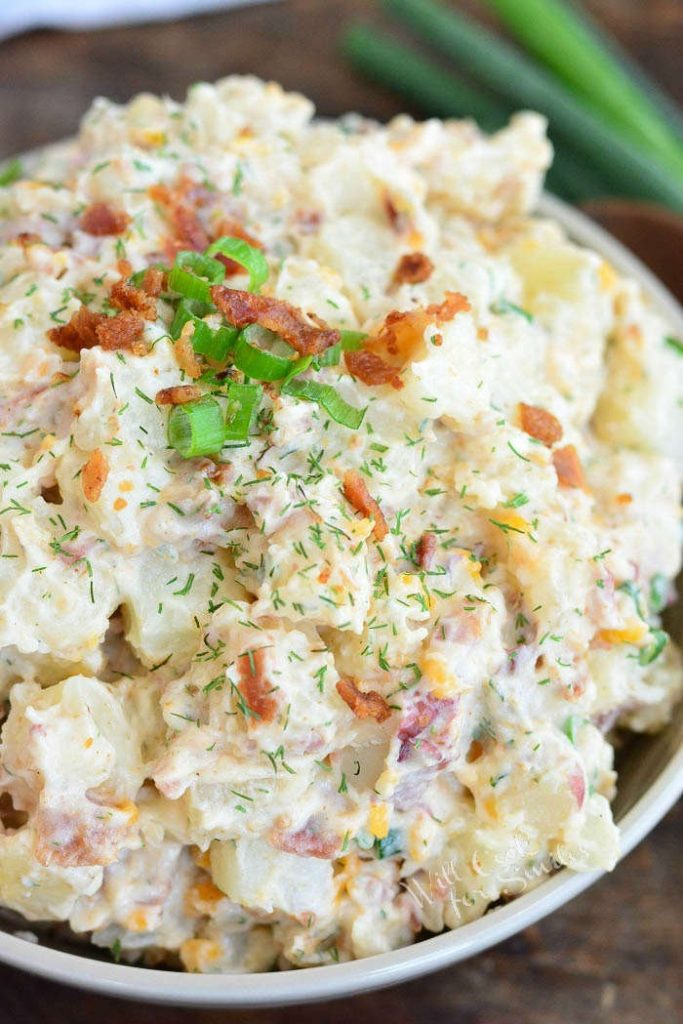 Loaded Baked Potato Salad Tastes Just Like Baked Potato