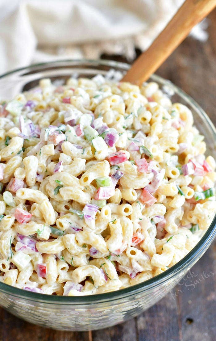 Our Favorite Macaroni Salad - Easy Homemade Salad For Your Next BBQ