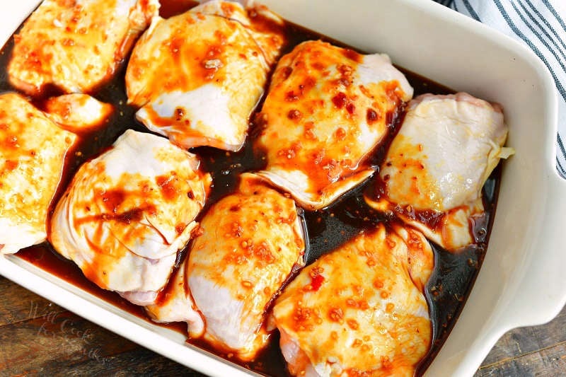 Asian Baked Chicken Thighs - Such a Falvorful and Easy Chicken Dish