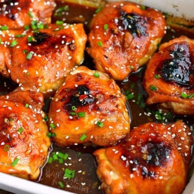 Asian Baked Chicken Thighs - Such a Falvorful and Easy Chicken Dish