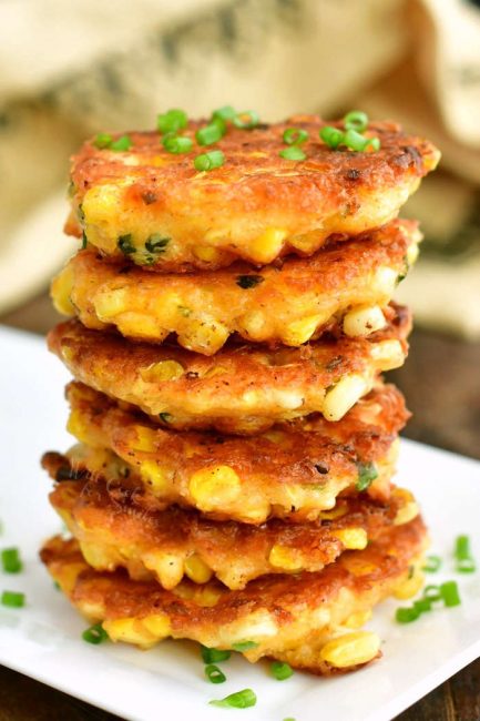 Easy Cheesy Corn Fritters - Cheesy, Crispy Bites of Sweet and Savory ...