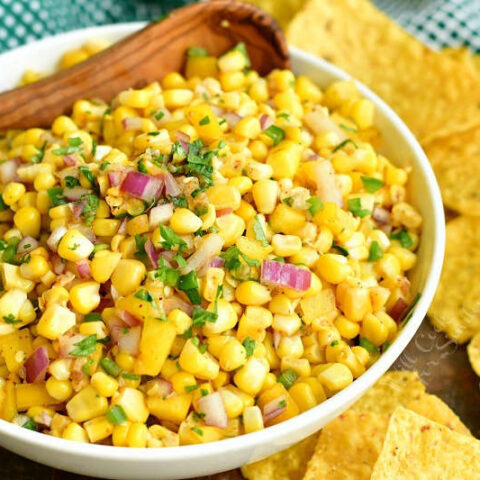 Corn Salsa - Easy Refreshing Summer Dip and Side Dish